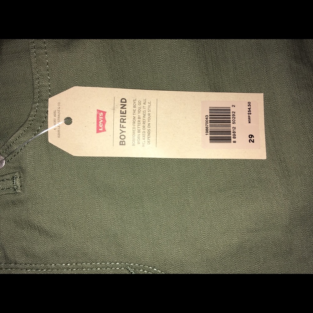 🎈Last 1 🎈Olive Levi Boyfriend Jeans 29 NWT - Picture 3 of 5